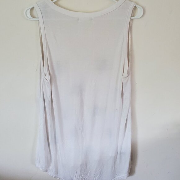 LA Soul Bee Swing Tank Top Sz XL Sleeveless Hi Low Bumblebee Summer Fairy Beachy - Picture 2 of 8